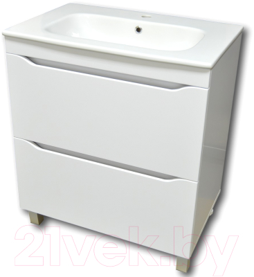 Тумба с умывальником Гамма Р27оФ8/1 - У70 Пиедра 43071 - фото