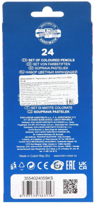 Набор цветных карандашей Koh-i-Noor Racoon / 3554024059KS