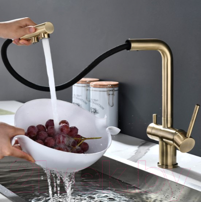 Смеситель Paulmark Serpentine Se213222-BR