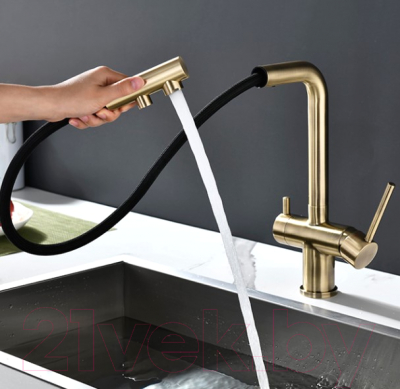 Смеситель Paulmark Serpentine Se213222-BR