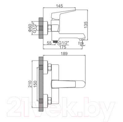 Смеситель Ledeme L3181