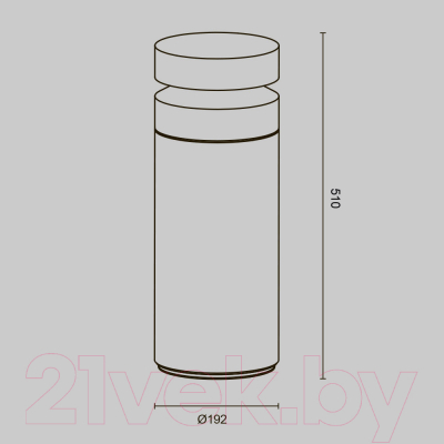 Светильник уличный Maytoni Betone O469FL-L20CM3K