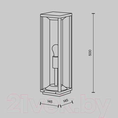 Светильник уличный Maytoni Cell O452FL-01GF1
