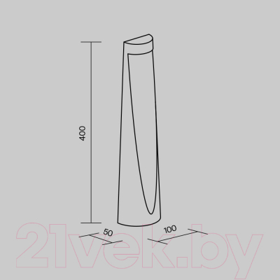 Светильник уличный Maytoni Konus O463FL-L7GF3K