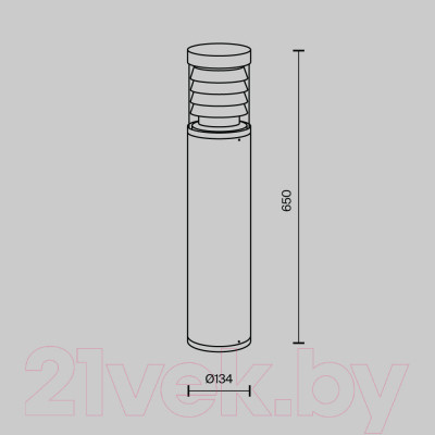 Светильник уличный Maytoni Spir O439FL-L12GF3K