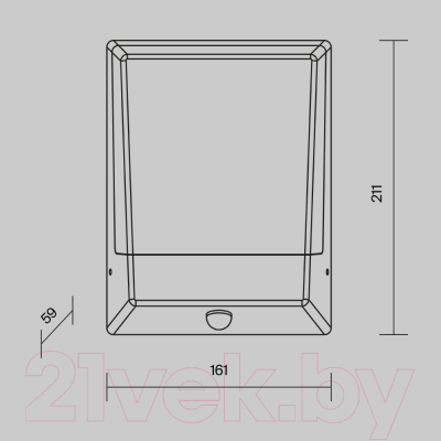 Бра уличное Maytoni Row O448WL-L9GF3KSR