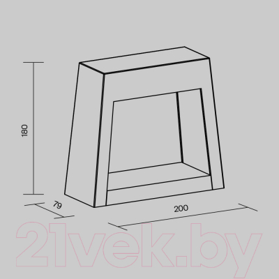 Бра уличное Maytoni Cont O464WL-L18GF3K