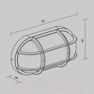 Бра уличное Maytoni Candle O449WL-01GF1