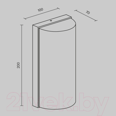 Бра уличное Maytoni Badd O454WL-L10GF3K1