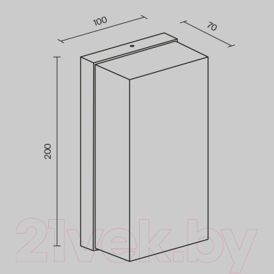 Бра уличное Maytoni Badd O454WL-L10GF3K