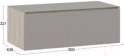 Тумба ТриЯ Глосс ТД-319.03.12