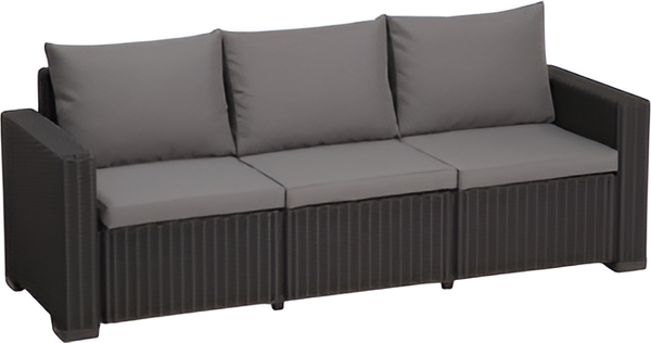Диван садовый Keter California / 252844 (графит) - фото