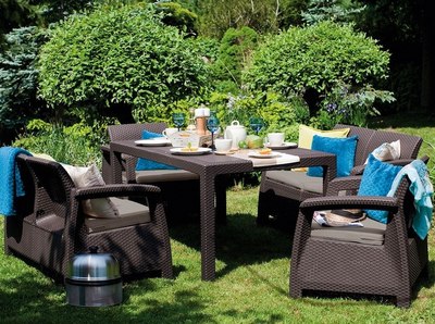 Комплект садовой мебели Keter Corfu Fiesta / 258945