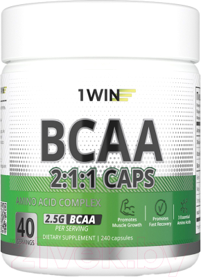 Аминокислоты BCAA 1WIN 2:1:1 - фото