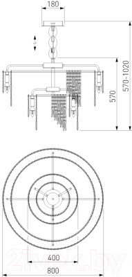 Люстра Евросвет 60160