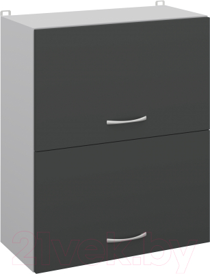 Шкаф навесной для кухни Кортекс-мебель Корнелия Лира ВШ60-2г - фото