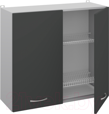 Шкаф навесной для кухни Кортекс-мебель Корнелия Лира ВШ80с