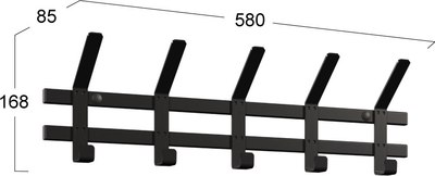Вешалка для одежды ТриЯ Торонто 5 настенная
