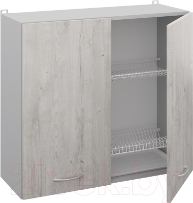 Шкаф навесной для кухни Кортекс-мебель Корнелия Лира ВШ80с