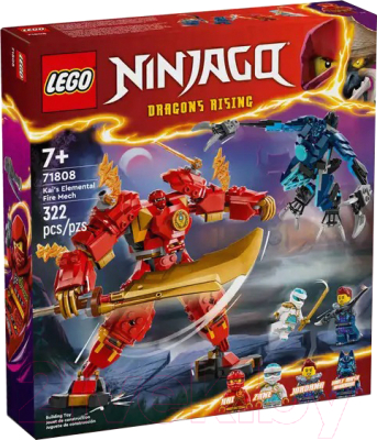 Конструктор Lego Ninjago Стихийный огненный робот Кая / 71808  - фото