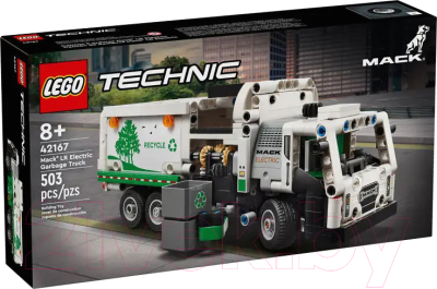 Конструктор Lego Technic Электромусоровоз Mack LR / 42167  - фото