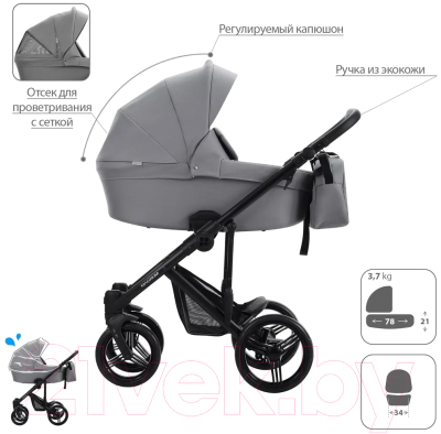 Детская универсальная коляска Bebetto Magnum Light 2 в 1 