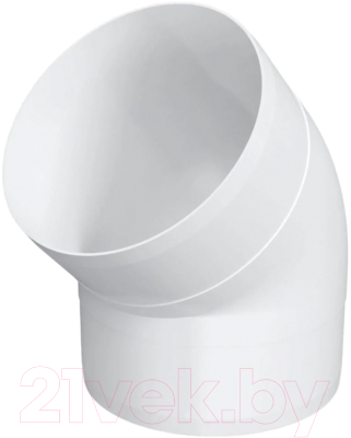 Колено воздуховода Event 100ККП 45градусов - фото