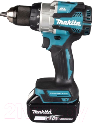 Профессиональная дрель-шуруповерт Makita DDF489RTJ