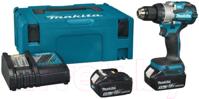 Профессиональная дрель-шуруповерт Makita DDF489RTJ