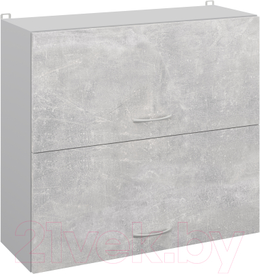 Шкаф навесной для кухни Кортекс-мебель Корнелия Лира ВШ80-2г - фото