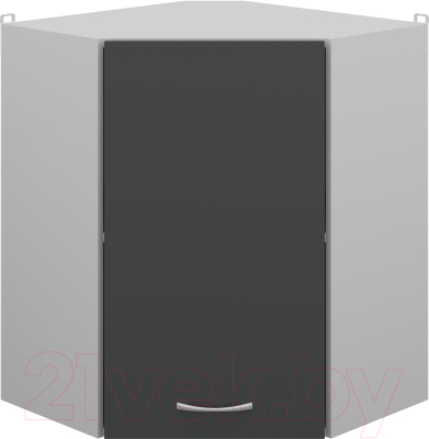 Шкаф навесной для кухни Кортекс-мебель Корнелия Лира ВШУ угловой - фото