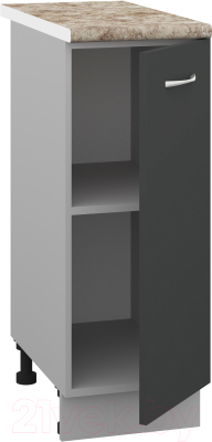 Шкаф-стол кухонный Кортекс-мебель Корнелия Лира НШ30р