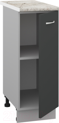 Шкаф-стол кухонный Кортекс-мебель Корнелия Лира НШ30р