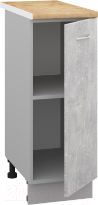 Шкаф-стол кухонный Кортекс-мебель Корнелия Лира НШ30р