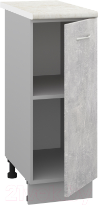 Шкаф-стол кухонный Кортекс-мебель Корнелия Лира НШ30р