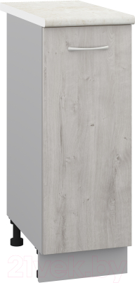 Шкаф-стол кухонный Кортекс-мебель Корнелия Лира НШ30р - фото