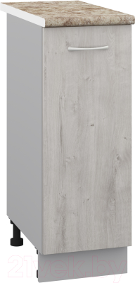 Шкаф-стол кухонный Кортекс-мебель Корнелия Лира НШ30р - фото