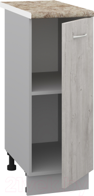 Шкаф-стол кухонный Кортекс-мебель Корнелия Лира НШ30р