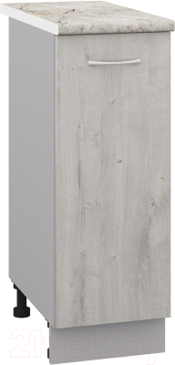 Шкаф-стол кухонный Кортекс-мебель Корнелия Лира НШ30р - фото