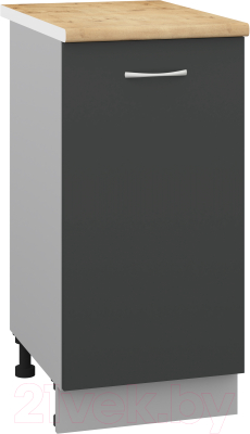 Шкаф-стол кухонный Кортекс-мебель Корнелия Лира НШ40р - фото