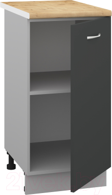 Шкаф-стол кухонный Кортекс-мебель Корнелия Лира НШ40р