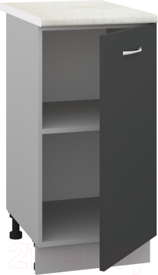 Шкаф-стол кухонный Кортекс-мебель Корнелия Лира НШ40р