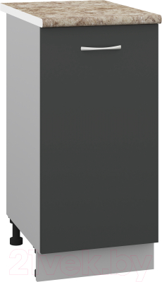 Шкаф-стол кухонный Кортекс-мебель Корнелия Лира НШ40р - фото