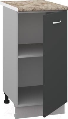 Шкаф-стол кухонный Кортекс-мебель Корнелия Лира НШ40р