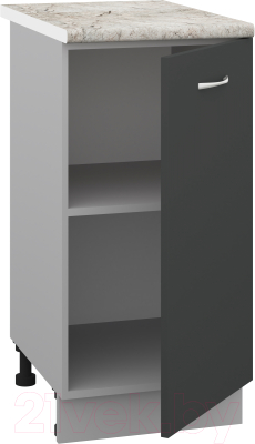 Шкаф-стол кухонный Кортекс-мебель Корнелия Лира НШ40р