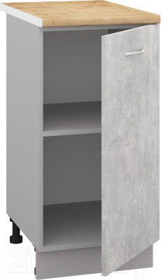 Шкаф-стол кухонный Кортекс-мебель Корнелия Лира НШ40р