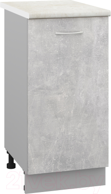 Шкаф-стол кухонный Кортекс-мебель Корнелия Лира НШ40р - фото