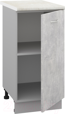 Шкаф-стол кухонный Кортекс-мебель Корнелия Лира НШ40р