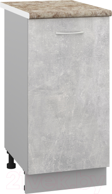 Шкаф-стол кухонный Кортекс-мебель Корнелия Лира НШ40р - фото