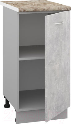 Шкаф-стол кухонный Кортекс-мебель Корнелия Лира НШ40р